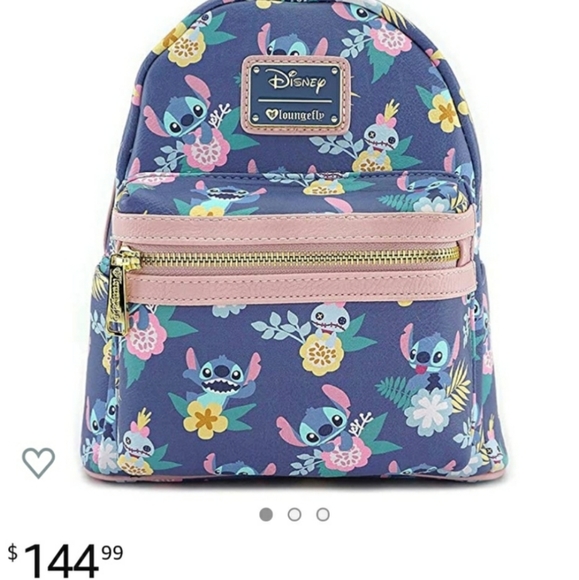 loungefly disney lilo & stitch pastel mini backpack